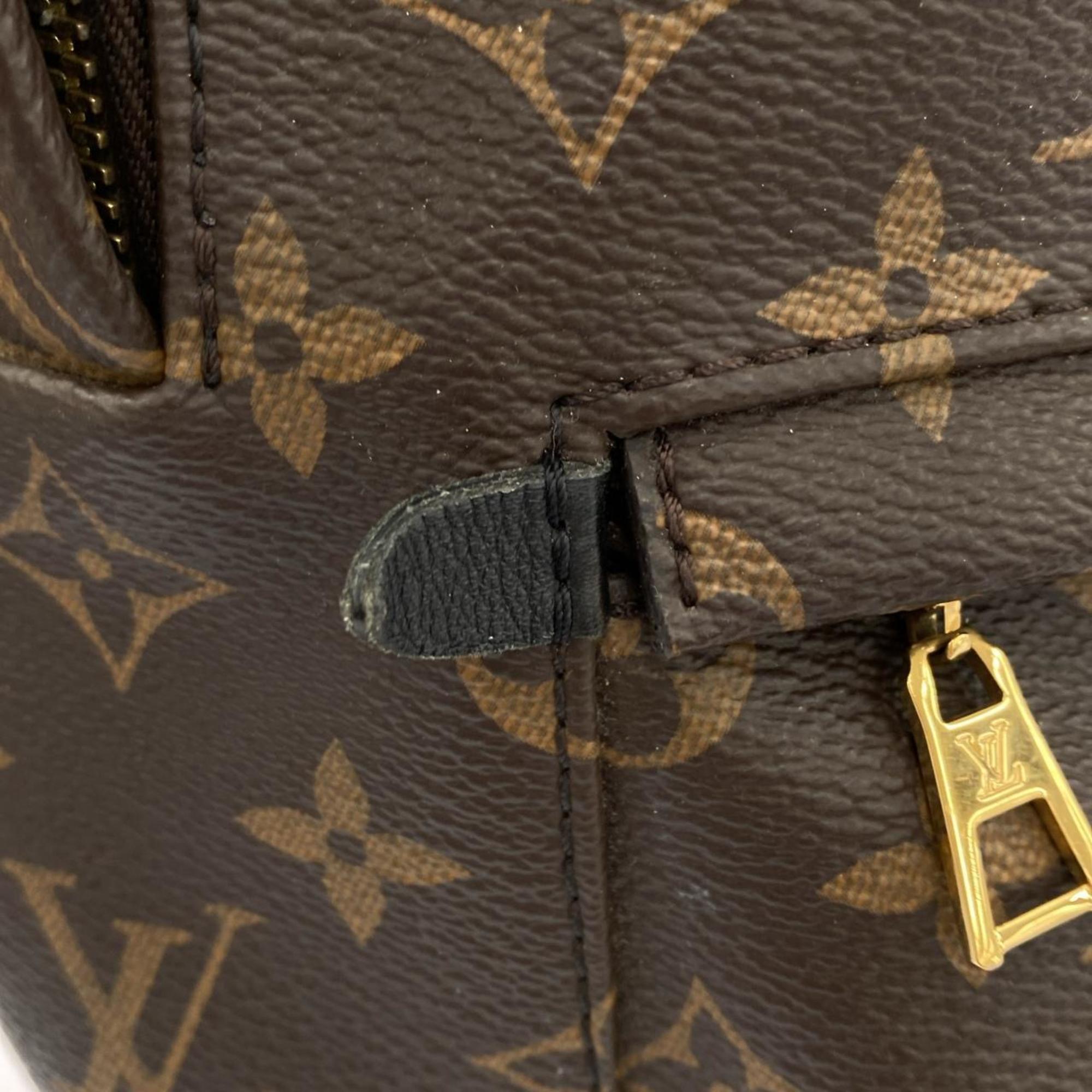 Louis Vuitton Brown Coated Canvas Backpack