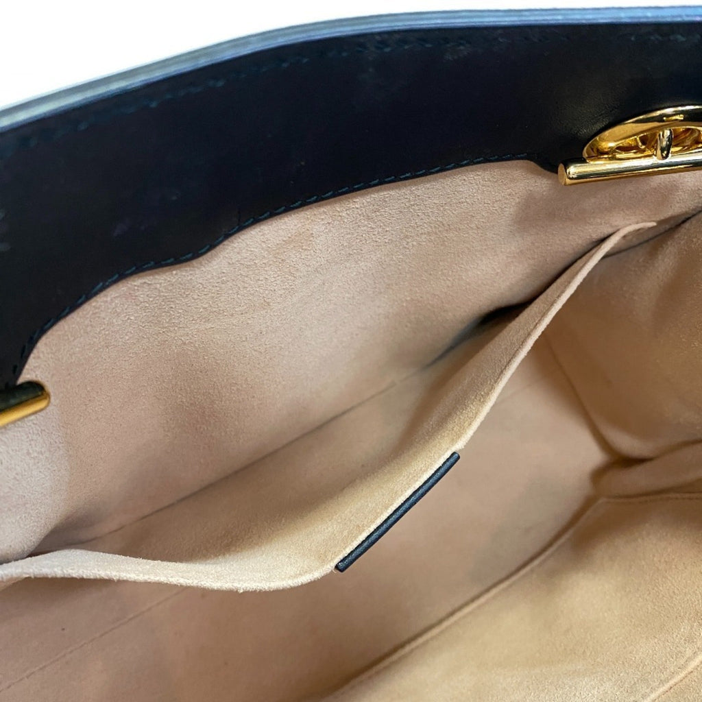 Gucci Beige Leather Shoulder Bag (Pre-Owned)