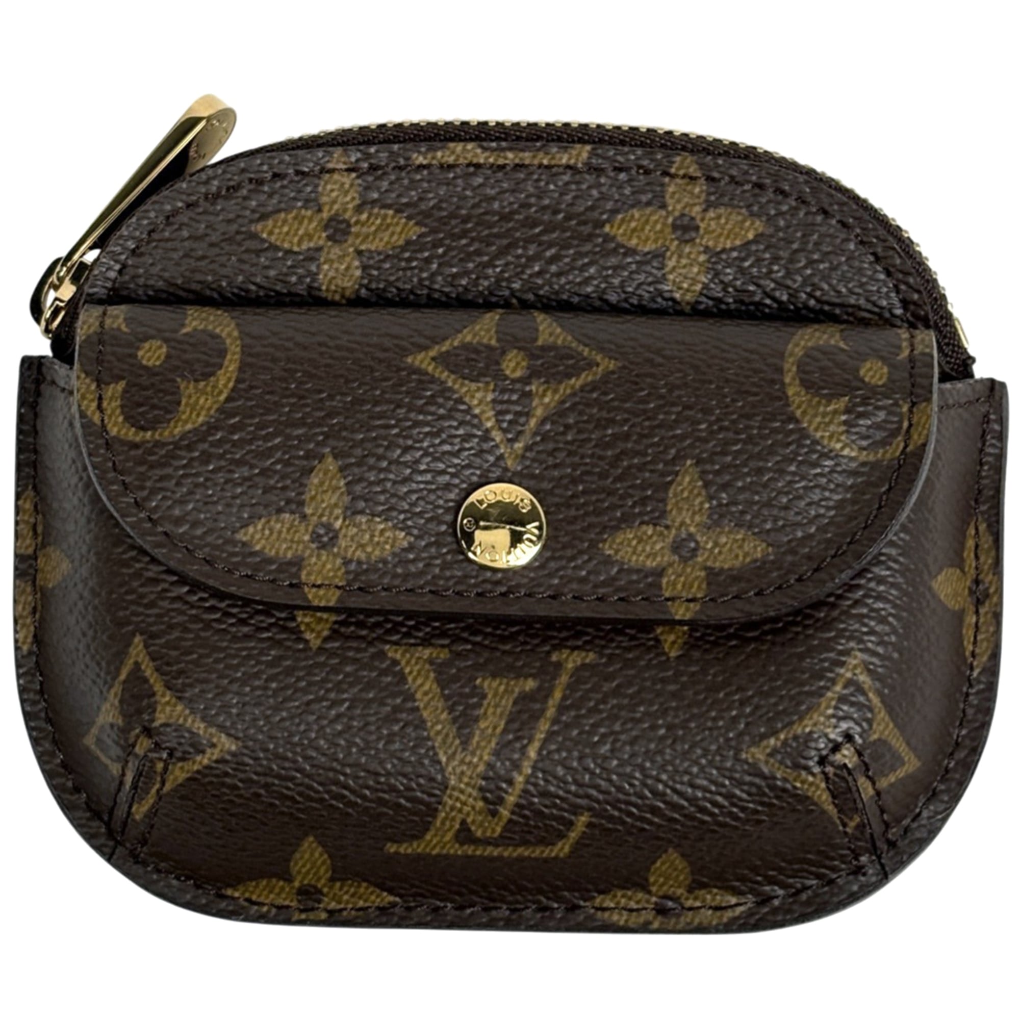Louis Vuitton Brown Monogram Coin Purse/Coin Case