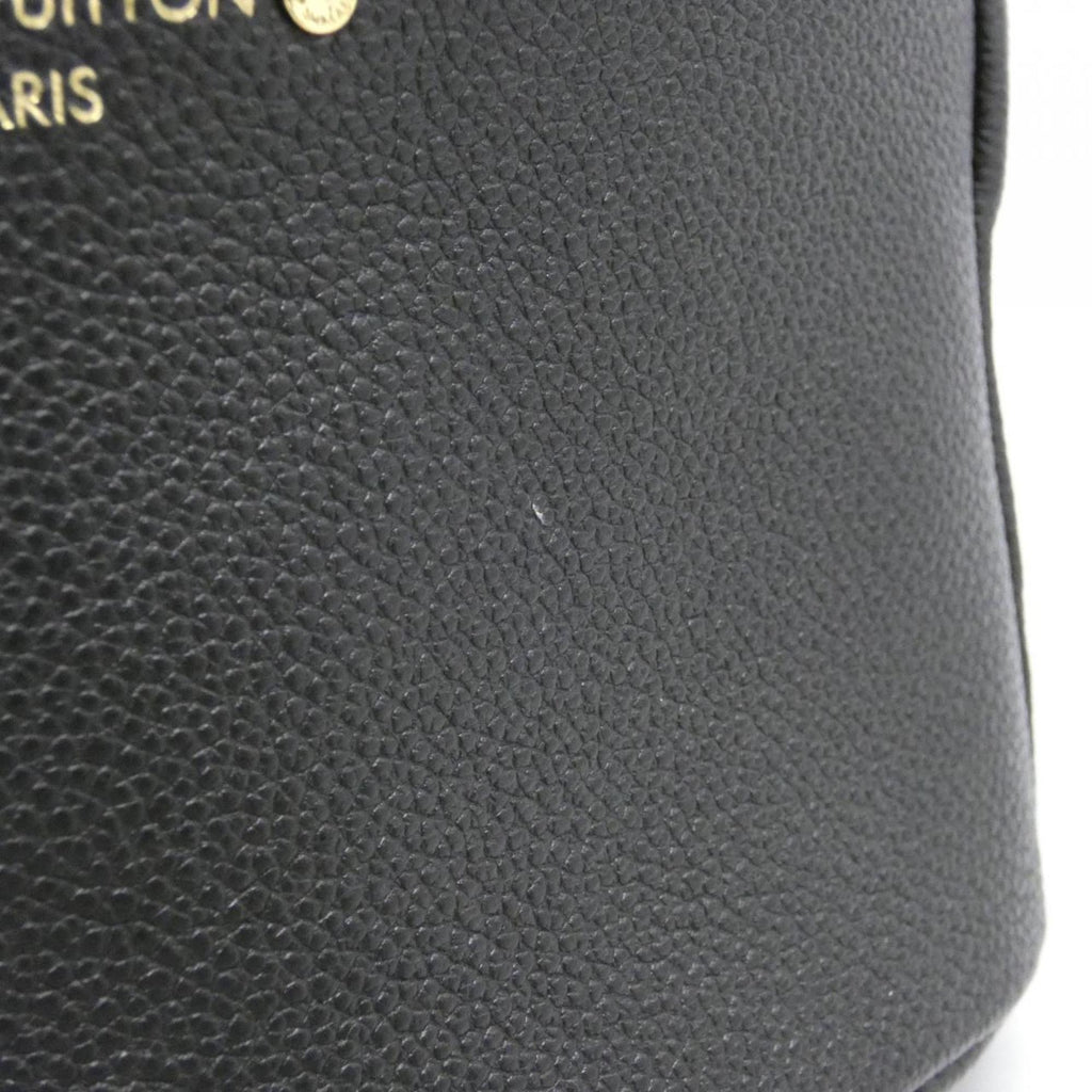 Louis Vuitton Black Leather Backpack