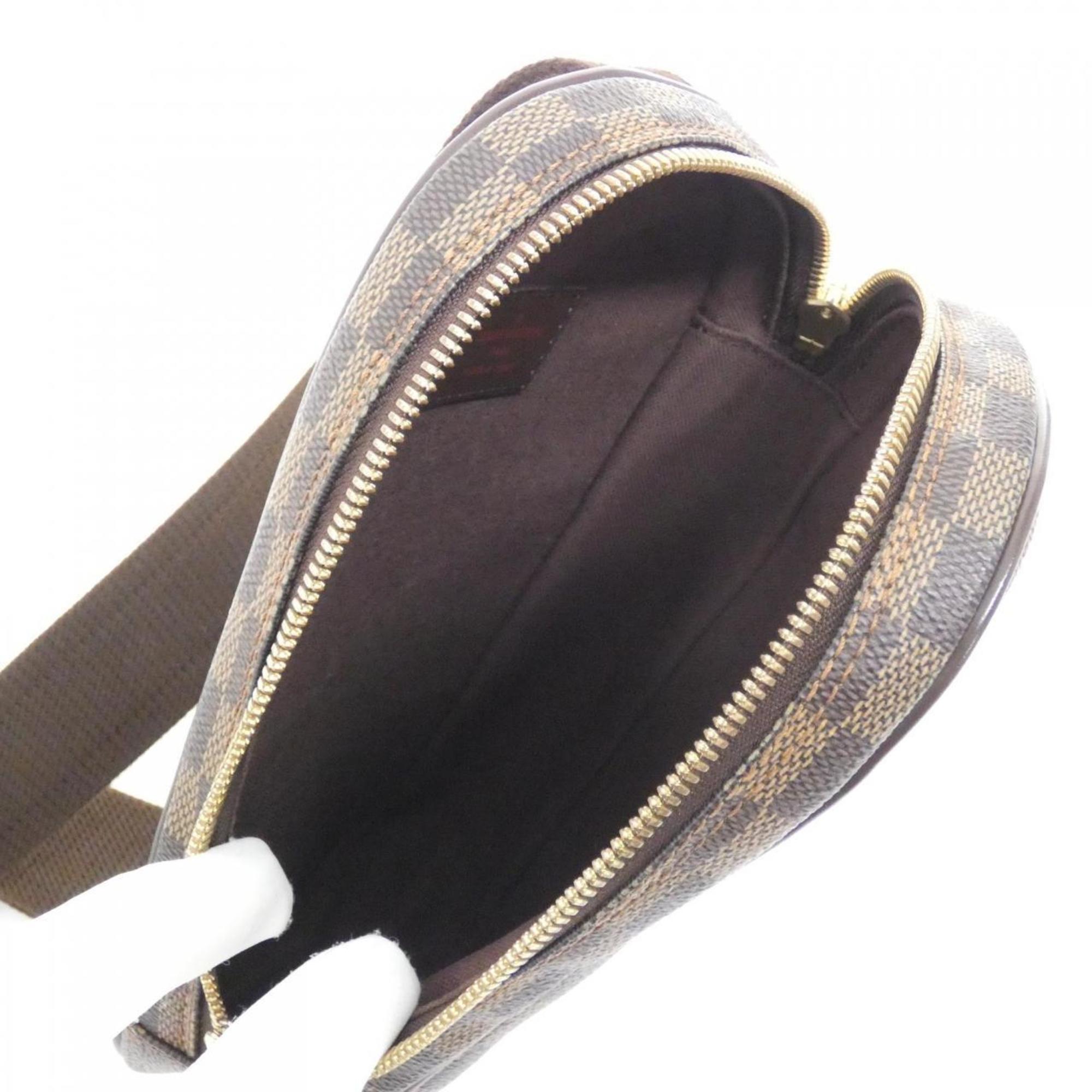 Louis Vuitton Ebene Coated Canvas Pochette Shoulder Bag
