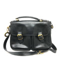 Celine Black Leather Shoulder Bag