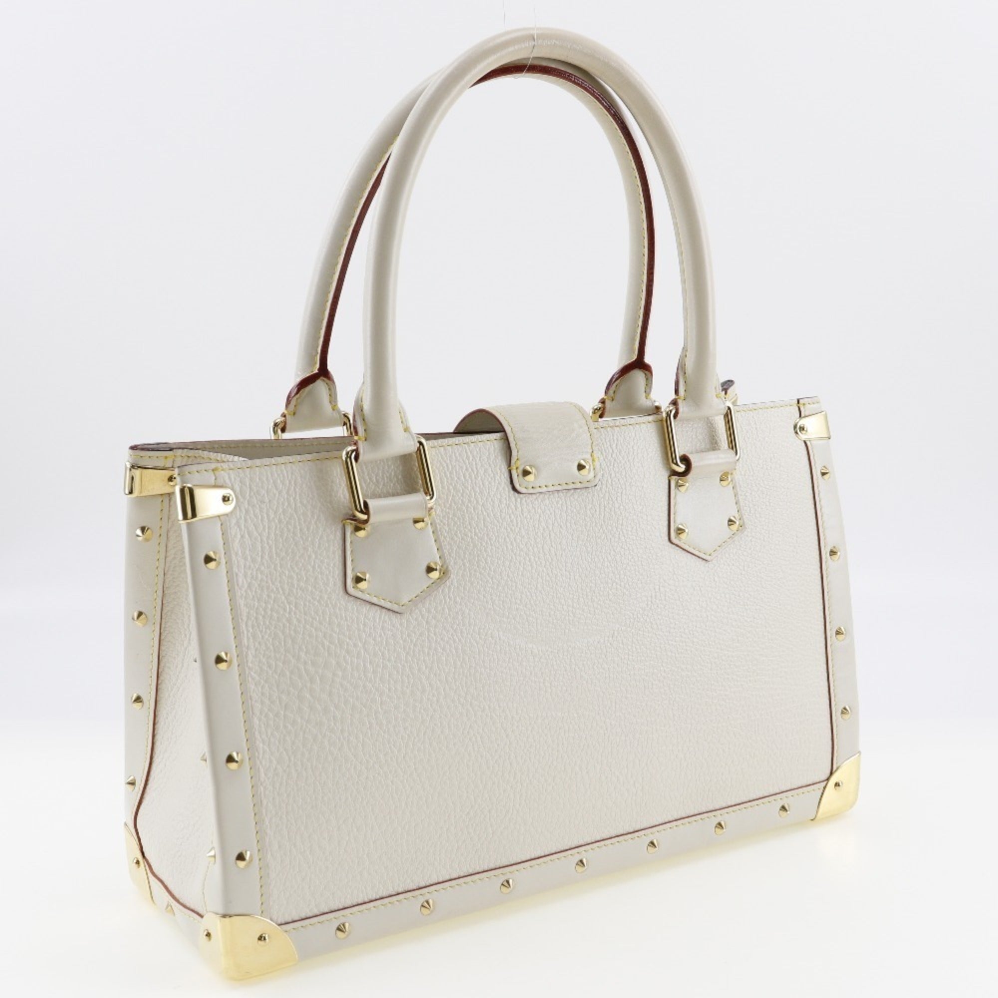 Louis Vuitton Blanc Leather Handbag