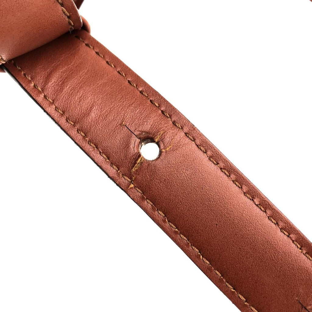 Louis Vuitton Brown Leather Shoulder Bag