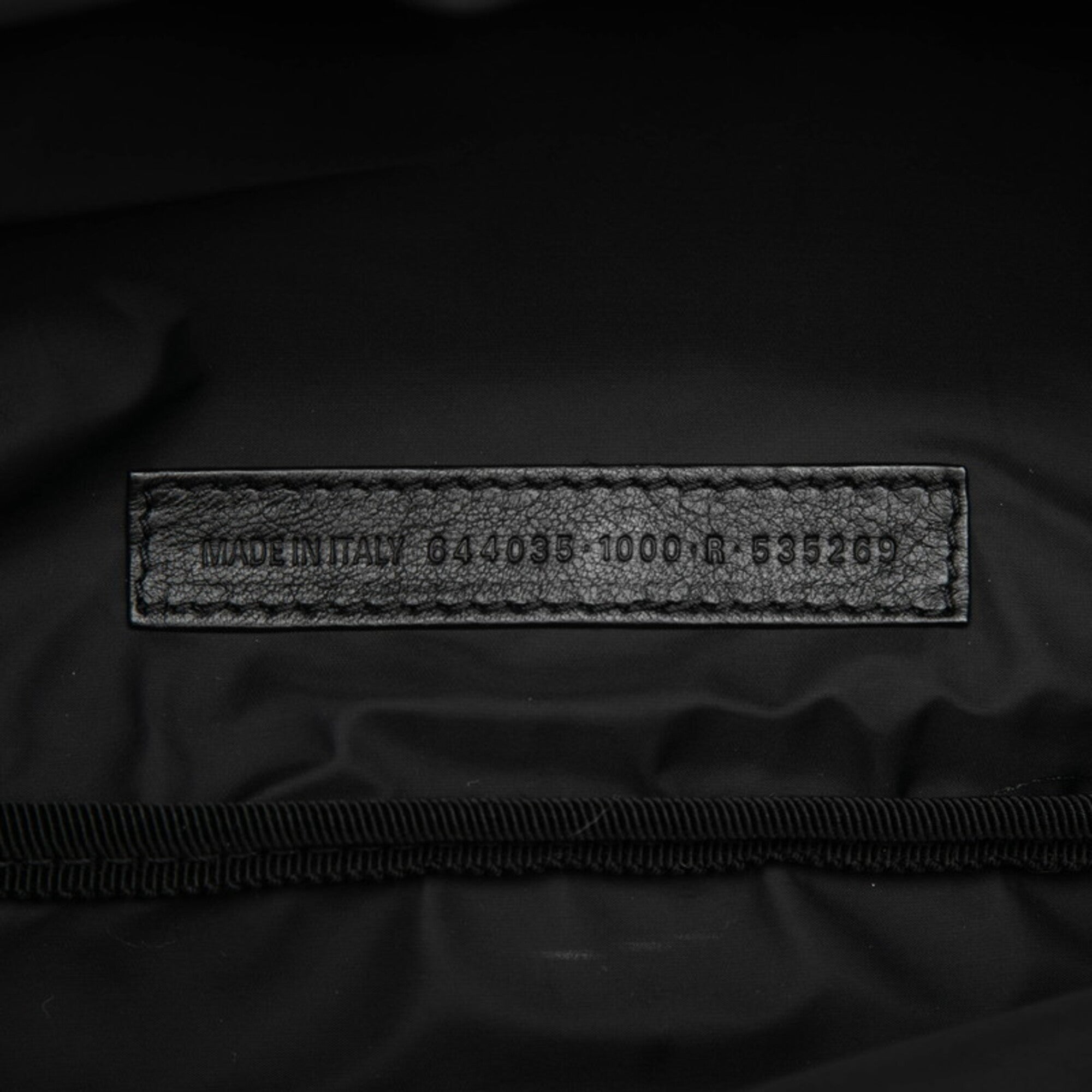 Balenciaga Black Polyester Polyamide Basket Sling
