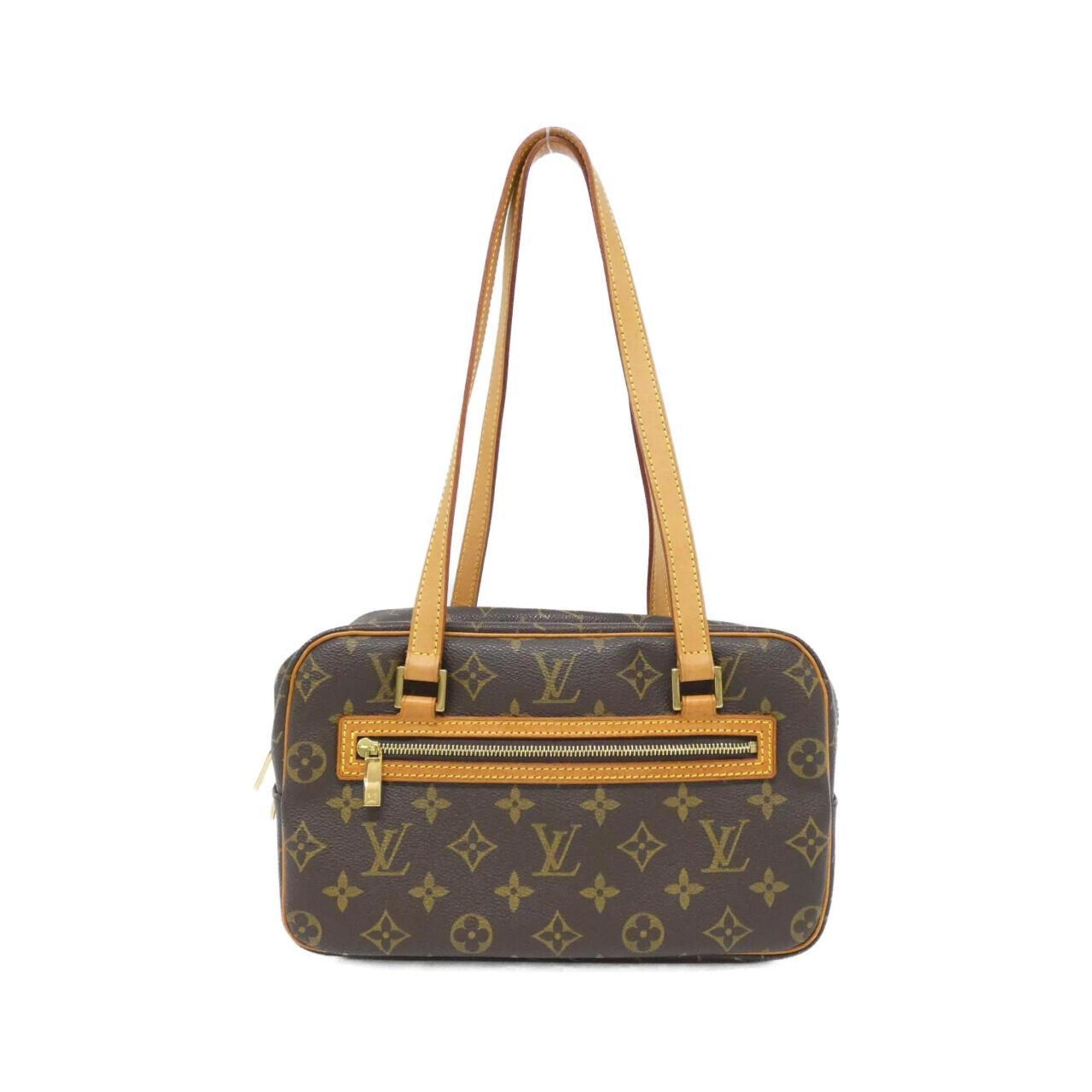 Louis Vuitton Brown Coated Canvas Shoulder Bag