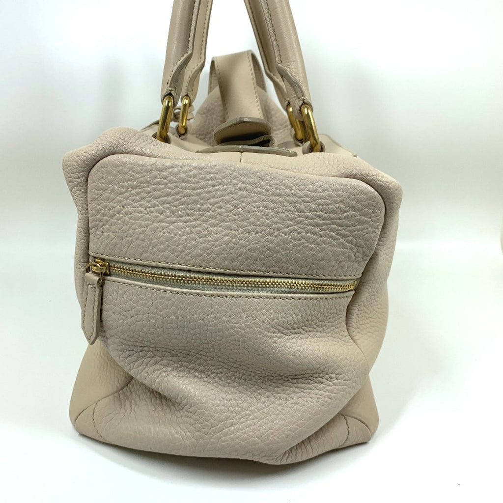 Celine Beige Leather Handbag
