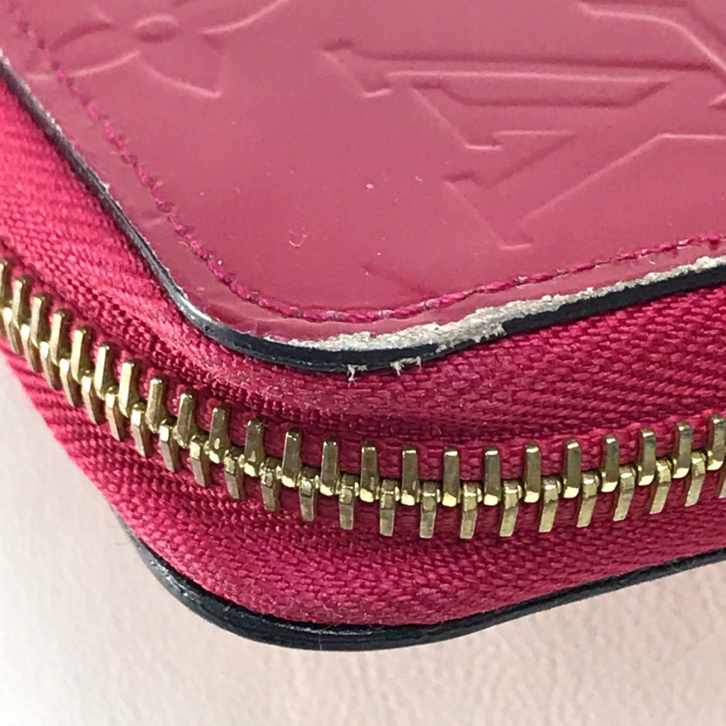 Louis Vuitton Pink Leather Long Wallet