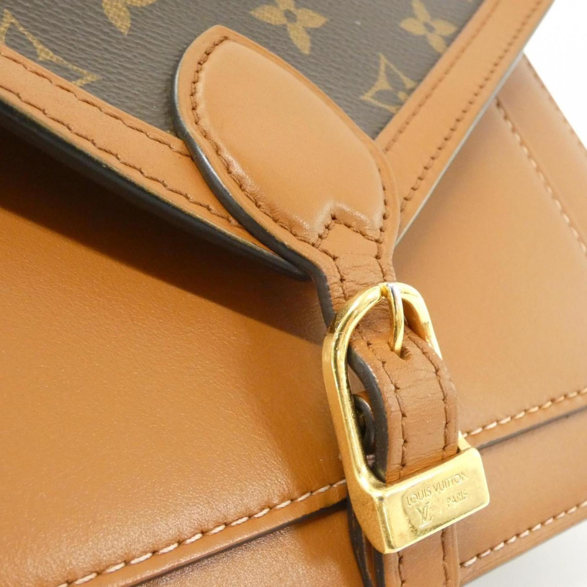 Louis Vuitton Marron Monogram Coated Canvas Shoulder Bag