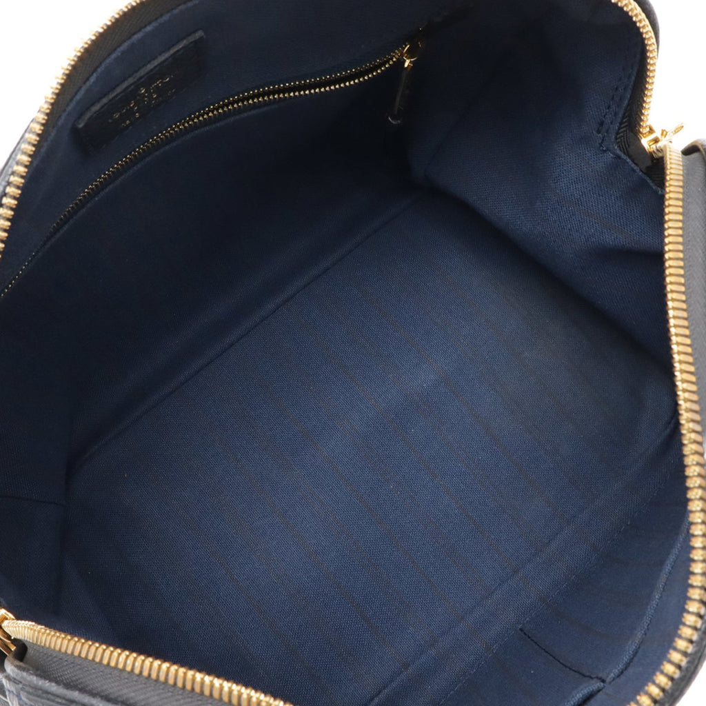 Louis Vuitton Infini Navy Monogram Empreinte Leather Handbag