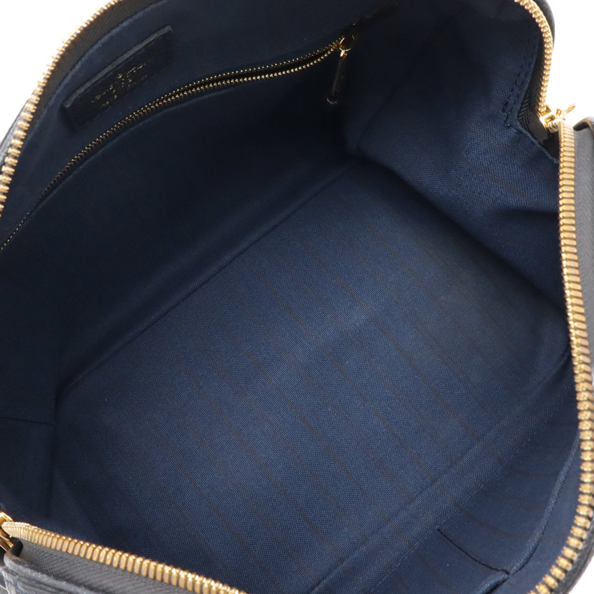 Louis Vuitton Infini Navy Monogram Empreinte Leather Handbag