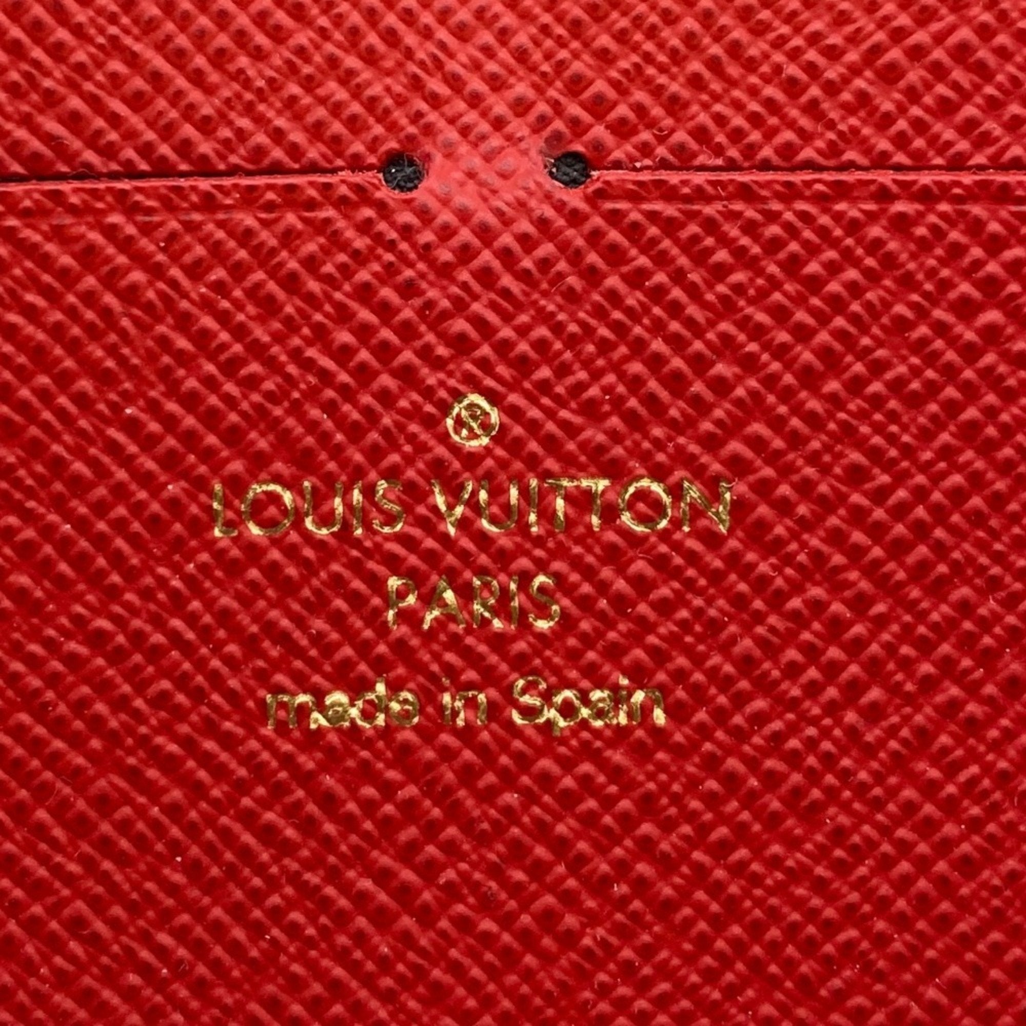 Louis Vuitton Damier Brown Leather Long Wallet
