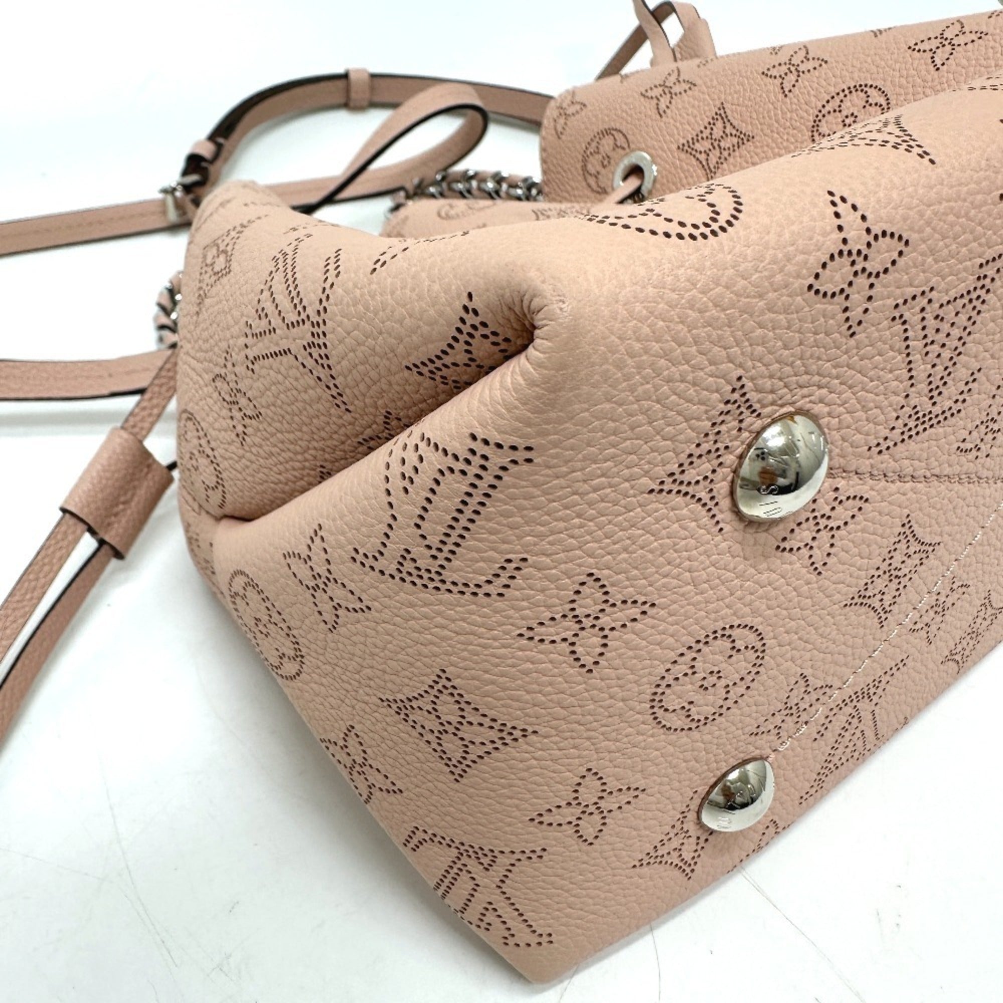 Louis Vuitton Mahina Magnolia Pink Mahina Leather Shoulder Bag