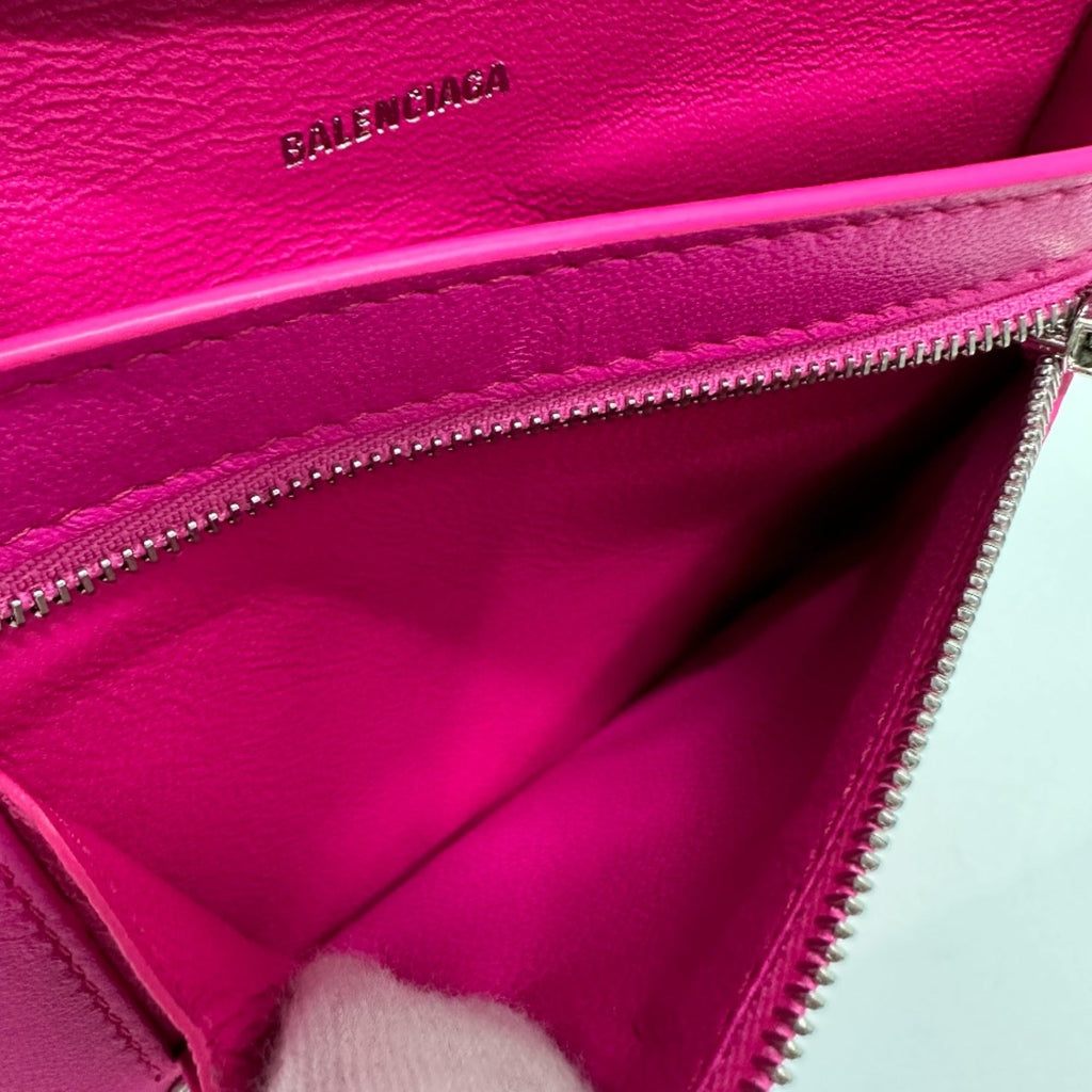 Balenciaga Pink Leather Wallet (Bi-Fold)