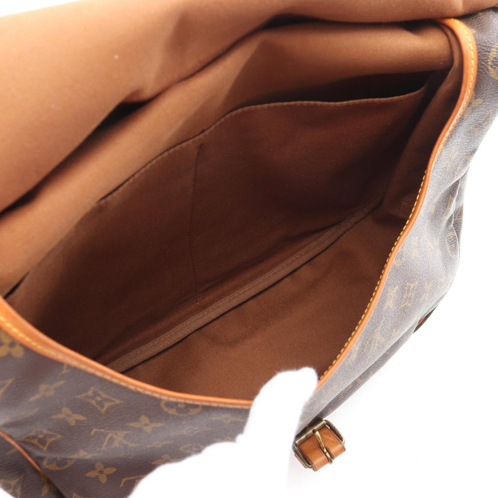 Louis Vuitton Brown Coated Canvas Pvc Leather Monogram Shoulder Bag