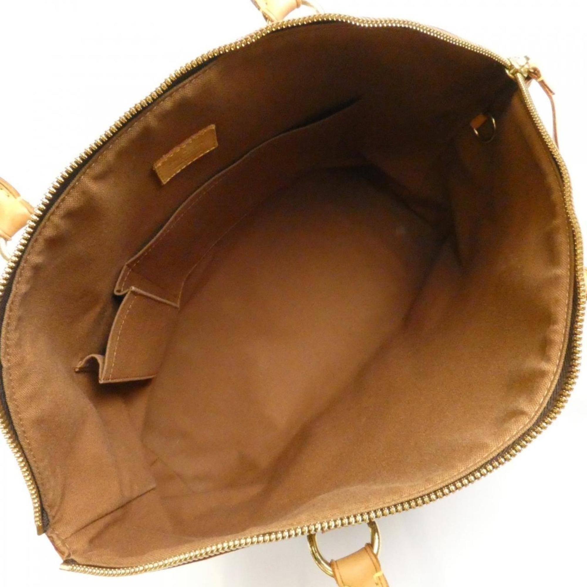 Louis Vuitton Brown Coated Canvas Handbag