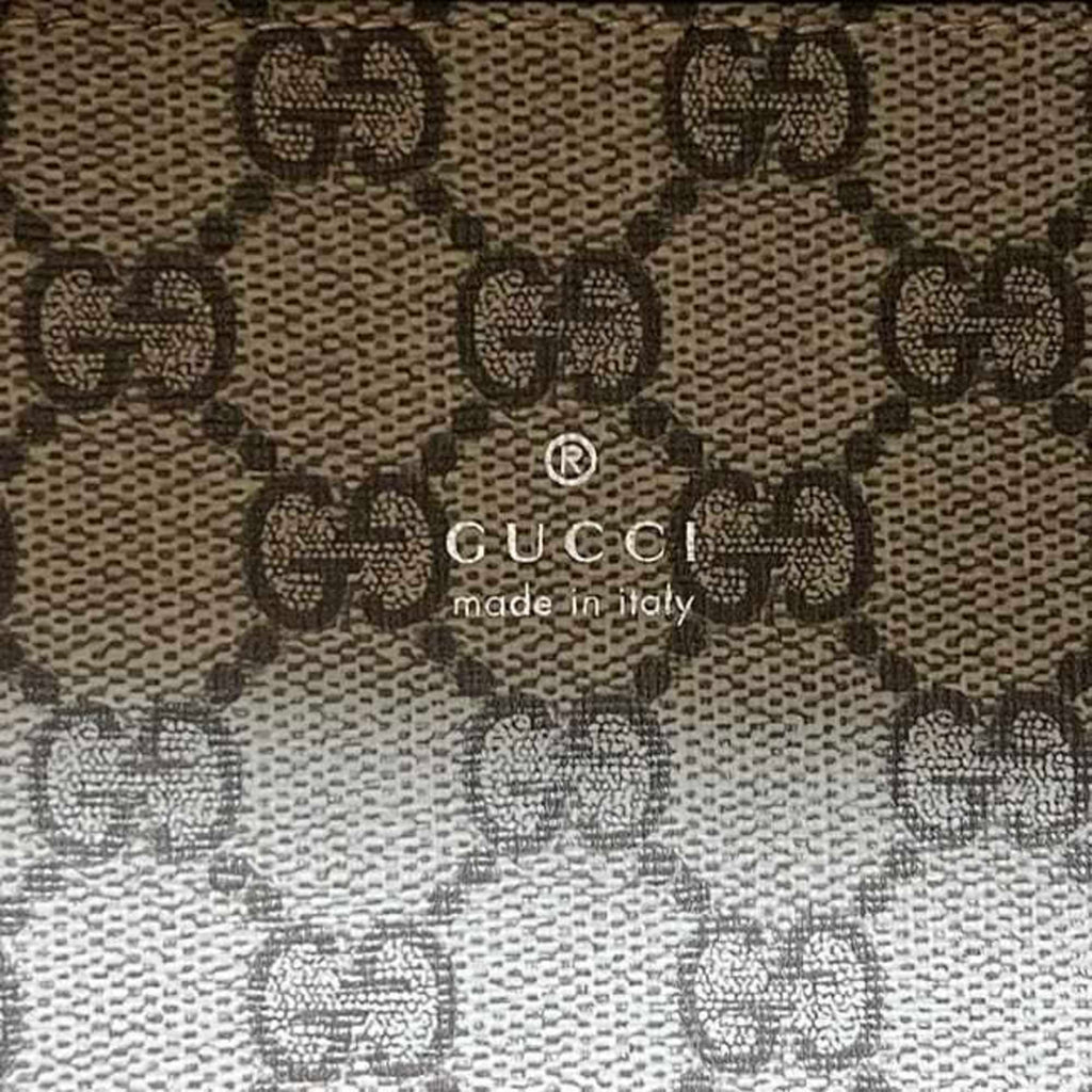Gucci Beige Brown Camel Canvas Leather Handbag Shoulder Bag (Pre-Owned)
