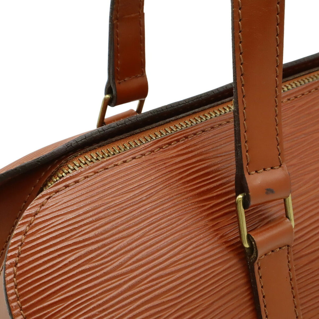 Louis Vuitton Brown Epi Leather Handbag Pouch Shoulder Bag