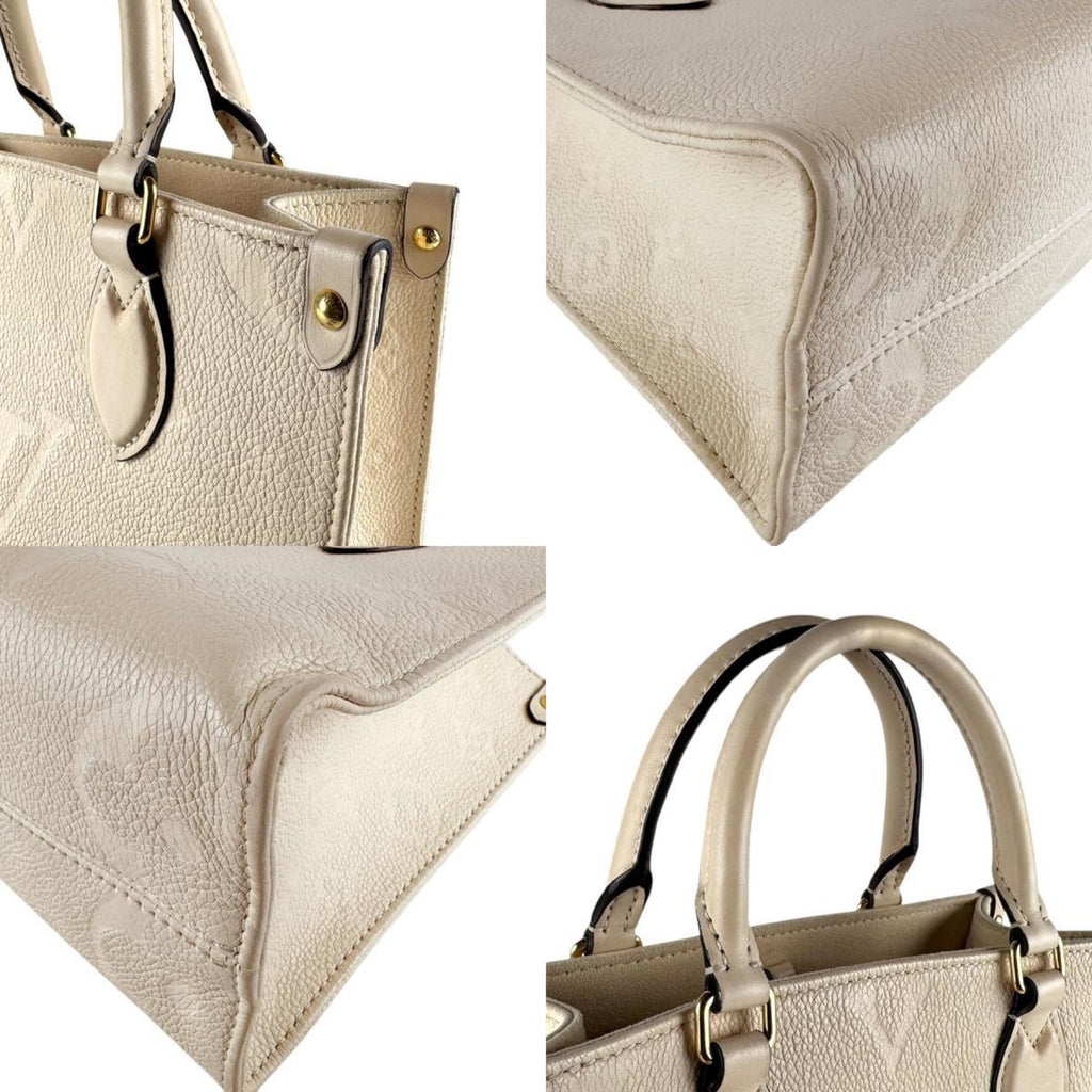 Louis Vuitton Cream Monogram Empreinte Handbag Shoulder Bag