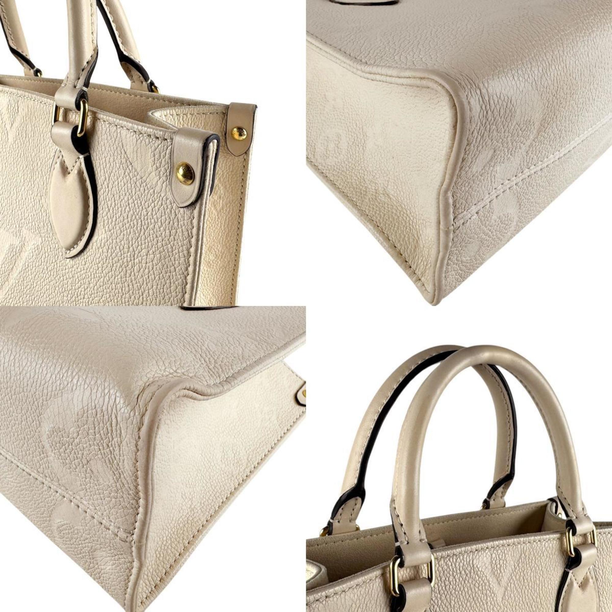 Louis Vuitton Cream Monogram Empreinte Handbag Shoulder Bag