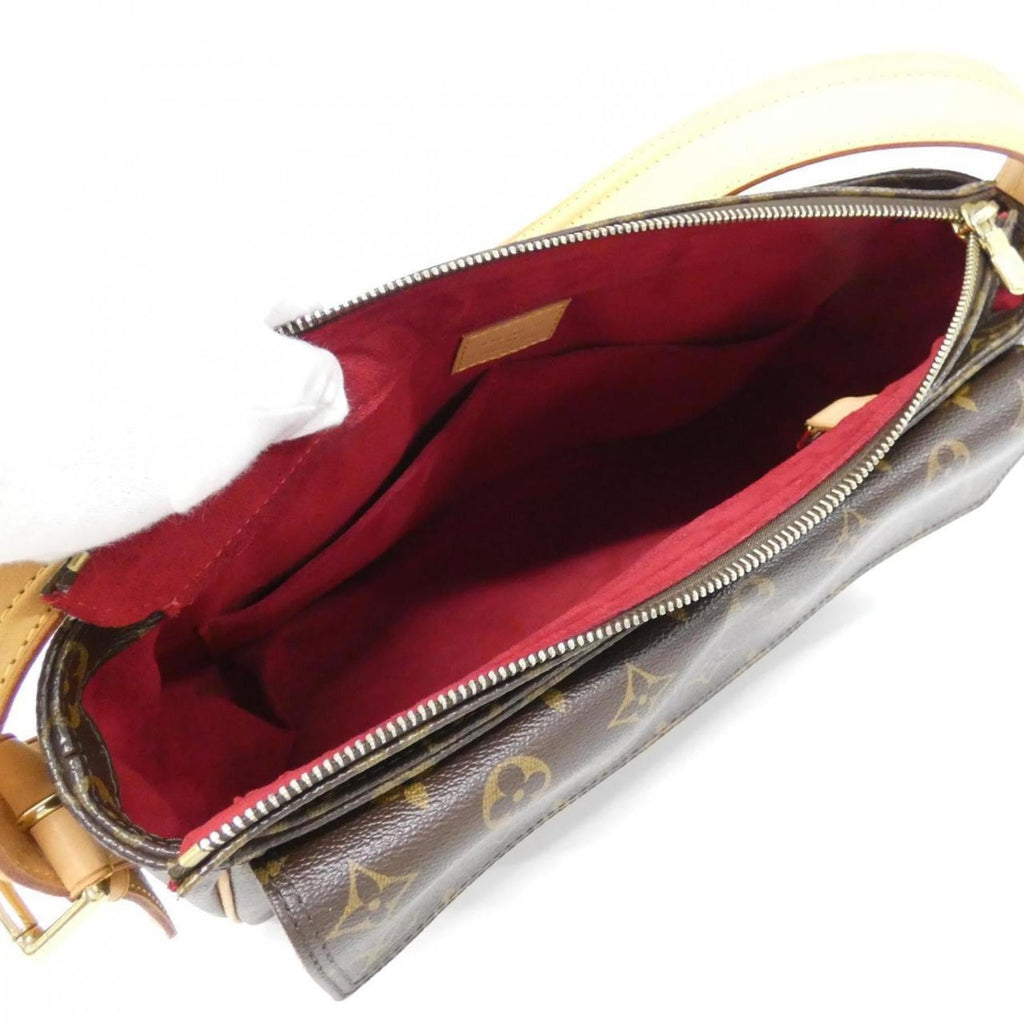 Louis Vuitton Brown Coated Canvas Shoulder Bag