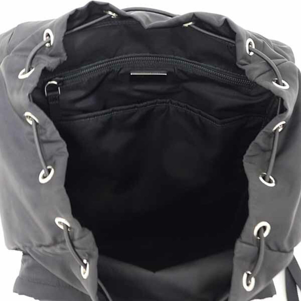 Prada Black Nero Nylon Tessuto Backpack