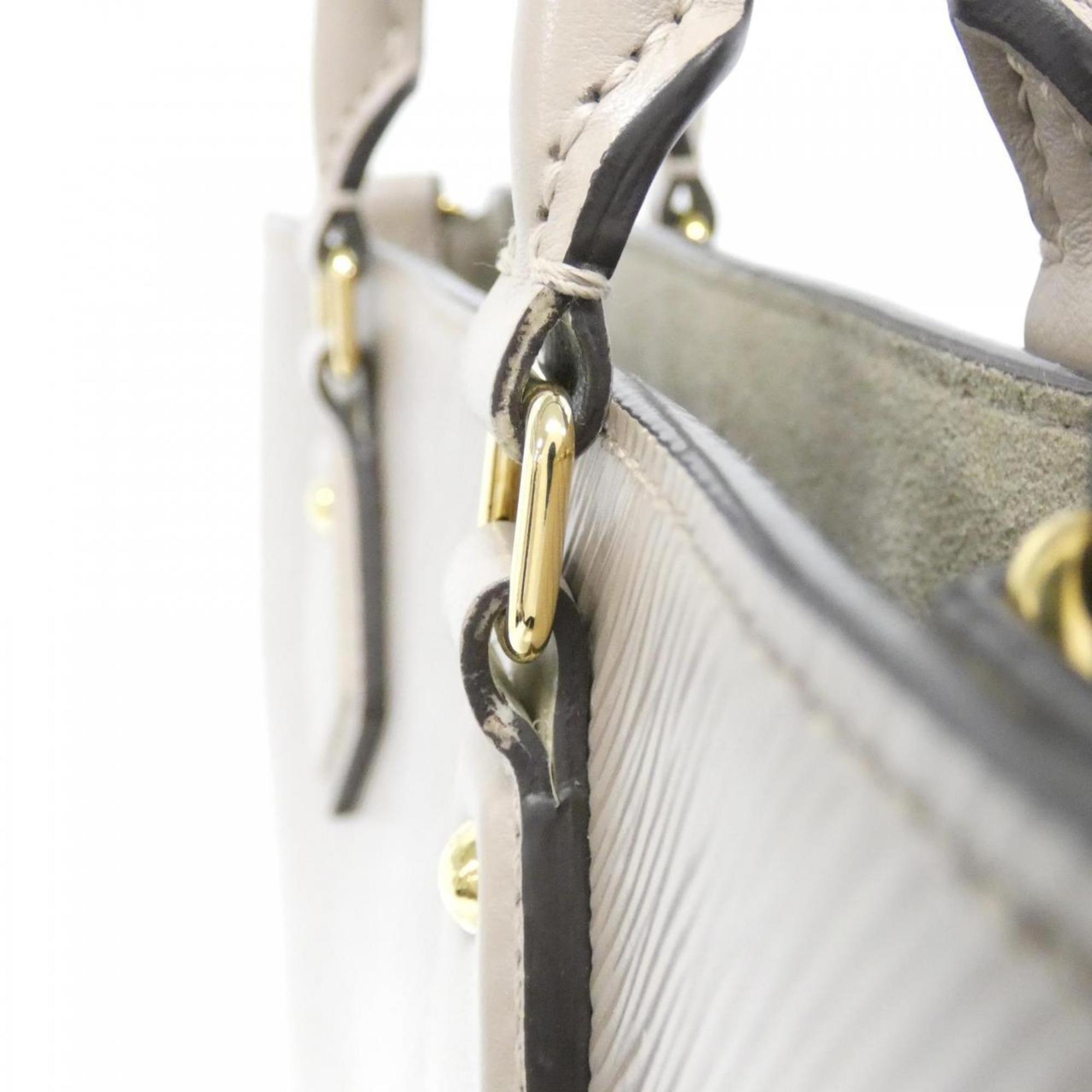 Louis Vuitton Beige Leather Handbag