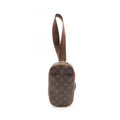 Louis Vuitton Brown Coated Canvas Leather Fanny Pack