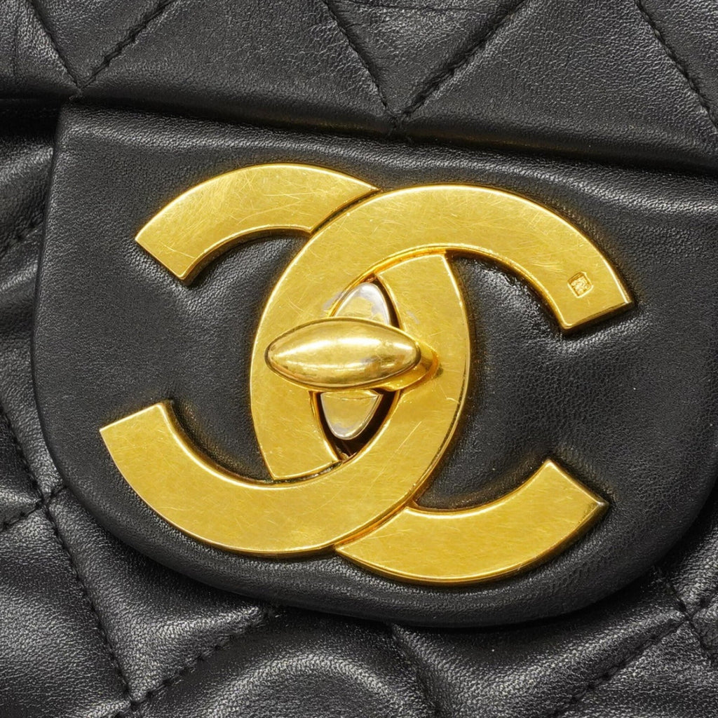Chanel Black Leather Shoulder Bag