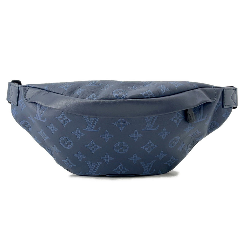 Louis Vuitton Navy Noir Monogram Shadow Fanny Pack Sling Bag