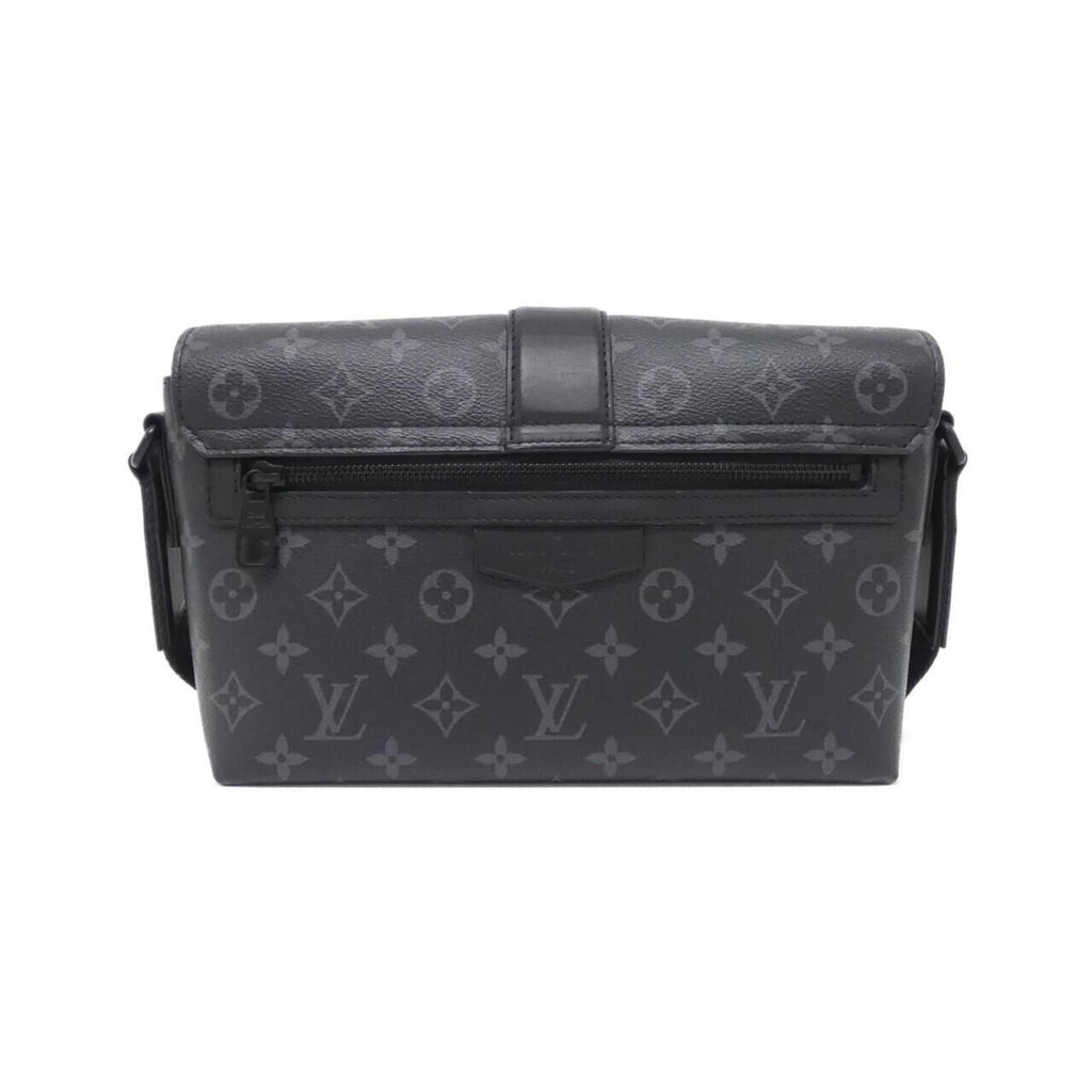 Louis Vuitton Black Coated Canvas Shoulder Bag