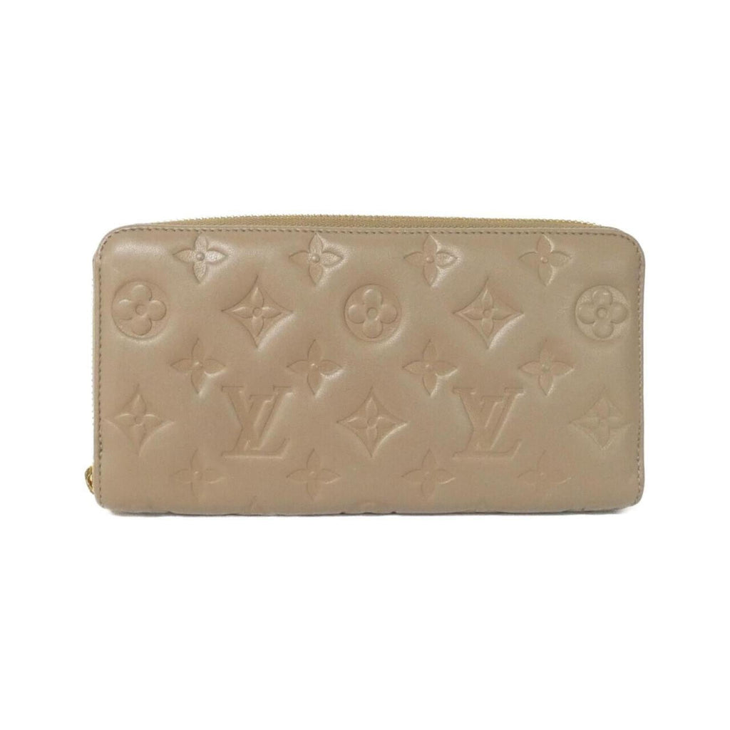 Louis Vuitton Taupe Leather Wallet