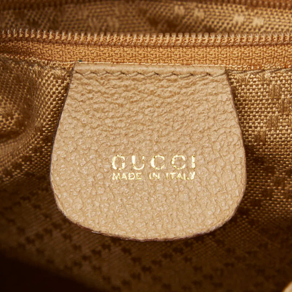 Gucci Brown Suede Leather Backpack (Pre-Owned)