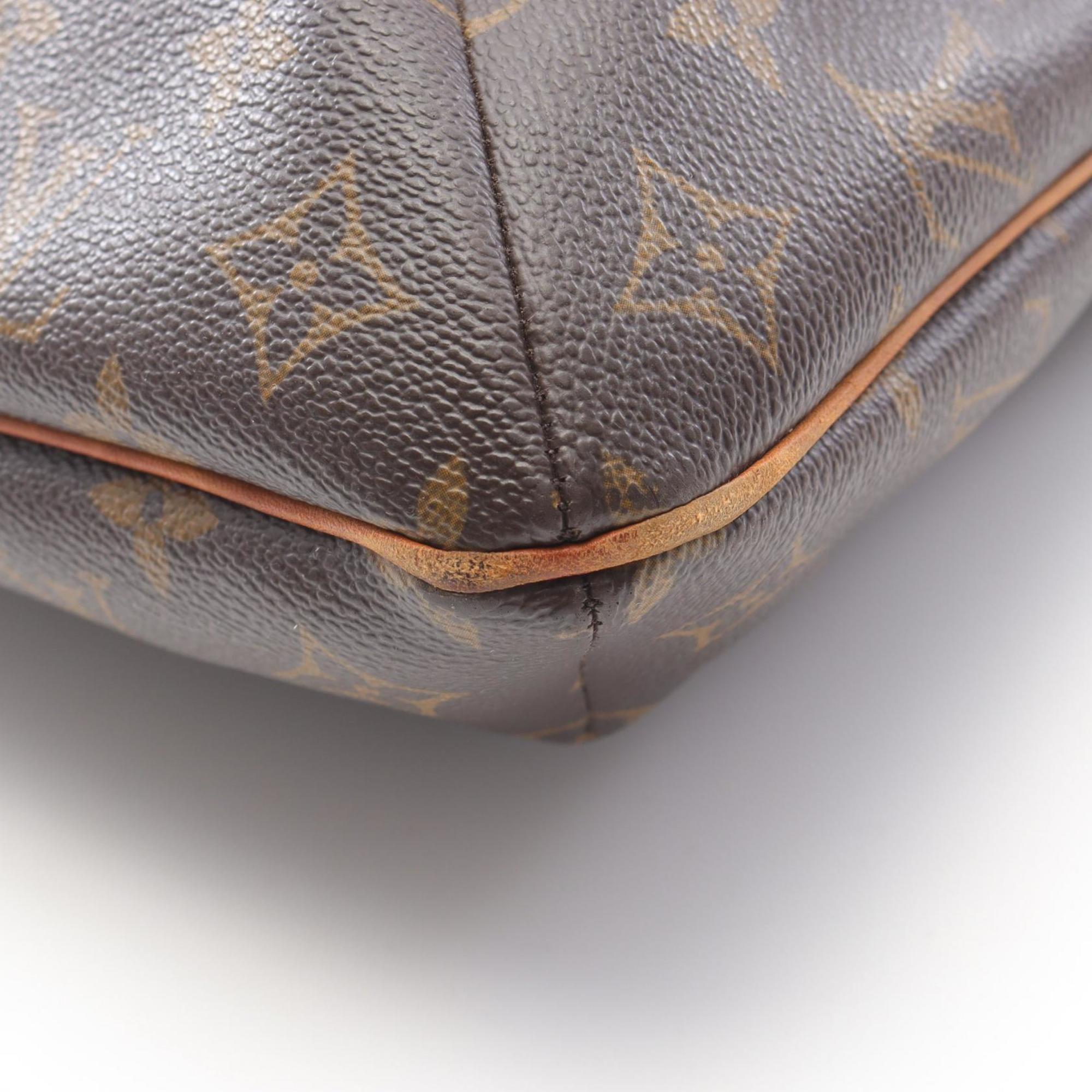 Louis Vuitton Brown Coated Canvas Pvc Leather Shoulder Bag