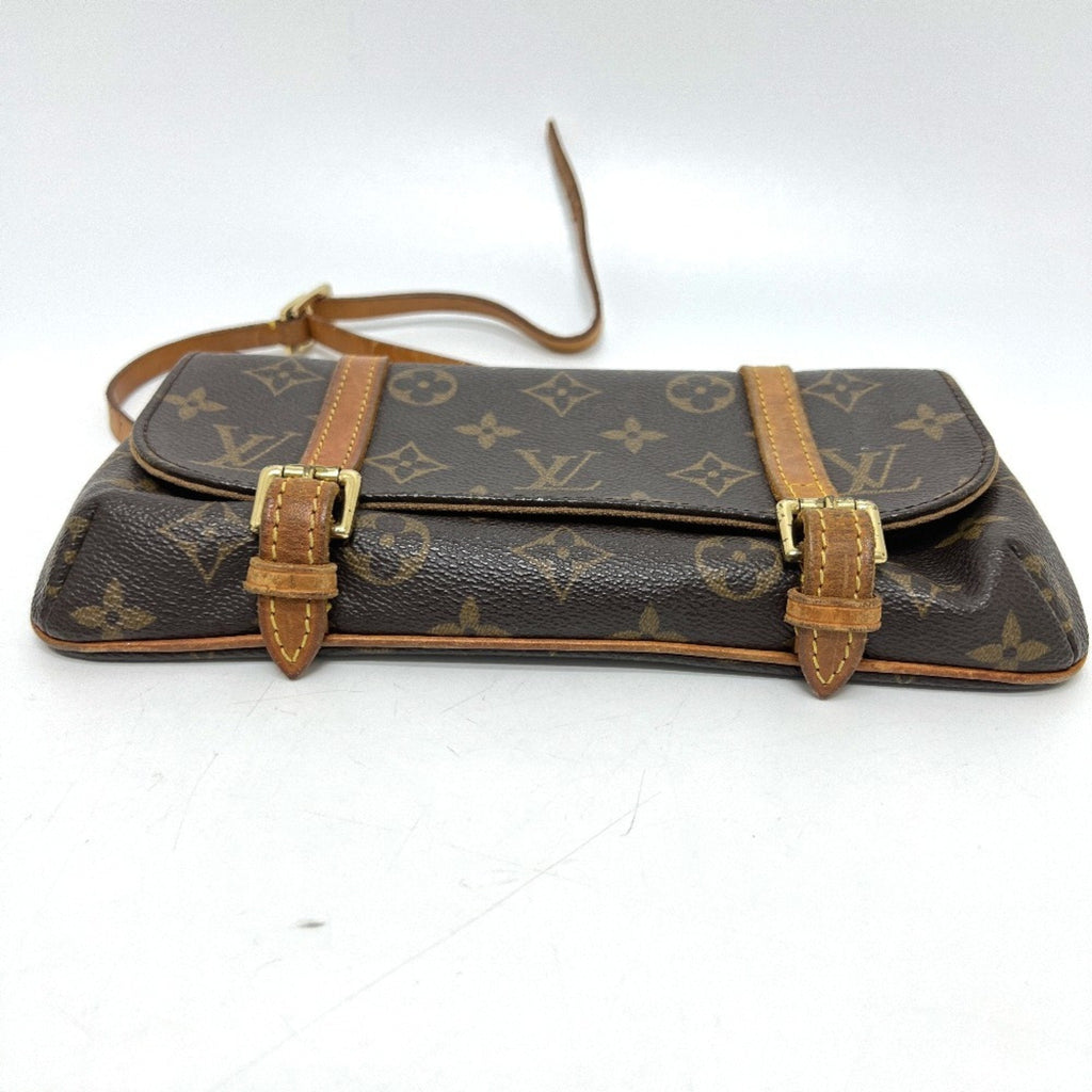 Louis Vuitton Brown Monogram Monogram Pochette Pouch Sling Bag