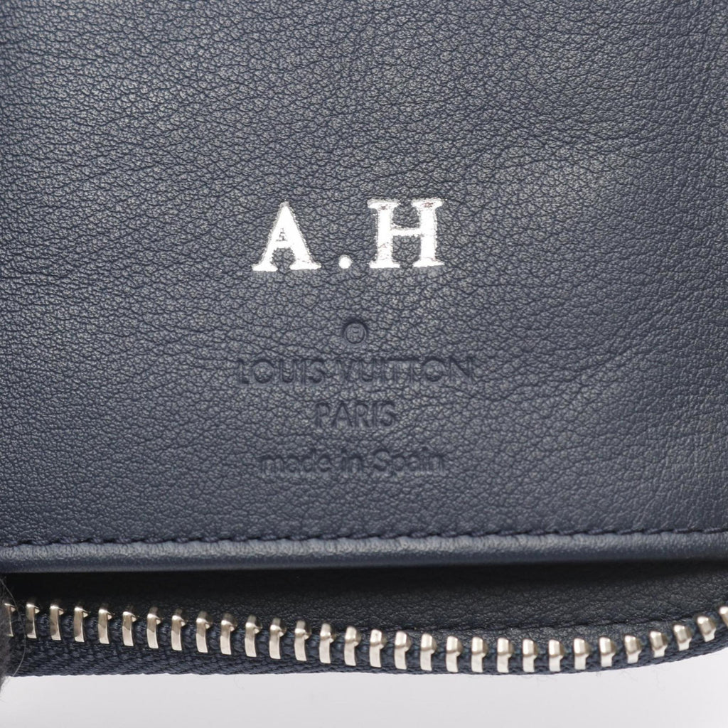 Louis Vuitton Navy Leather Long Wallet