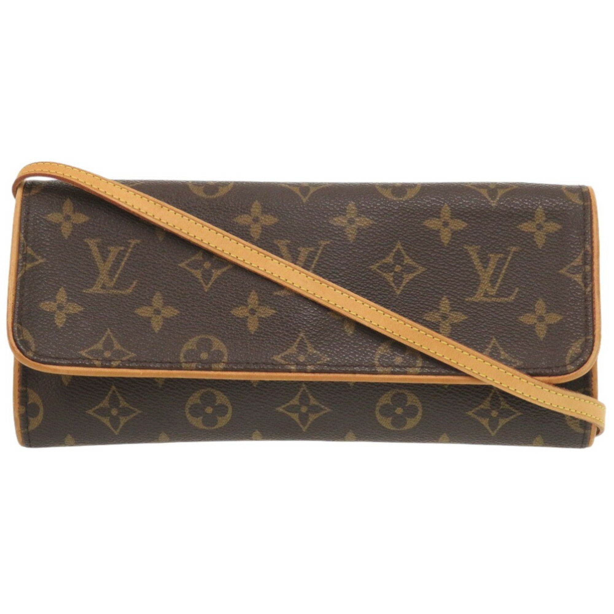 Louis Vuitton Brown Monogram Pochette Shoulder Bag