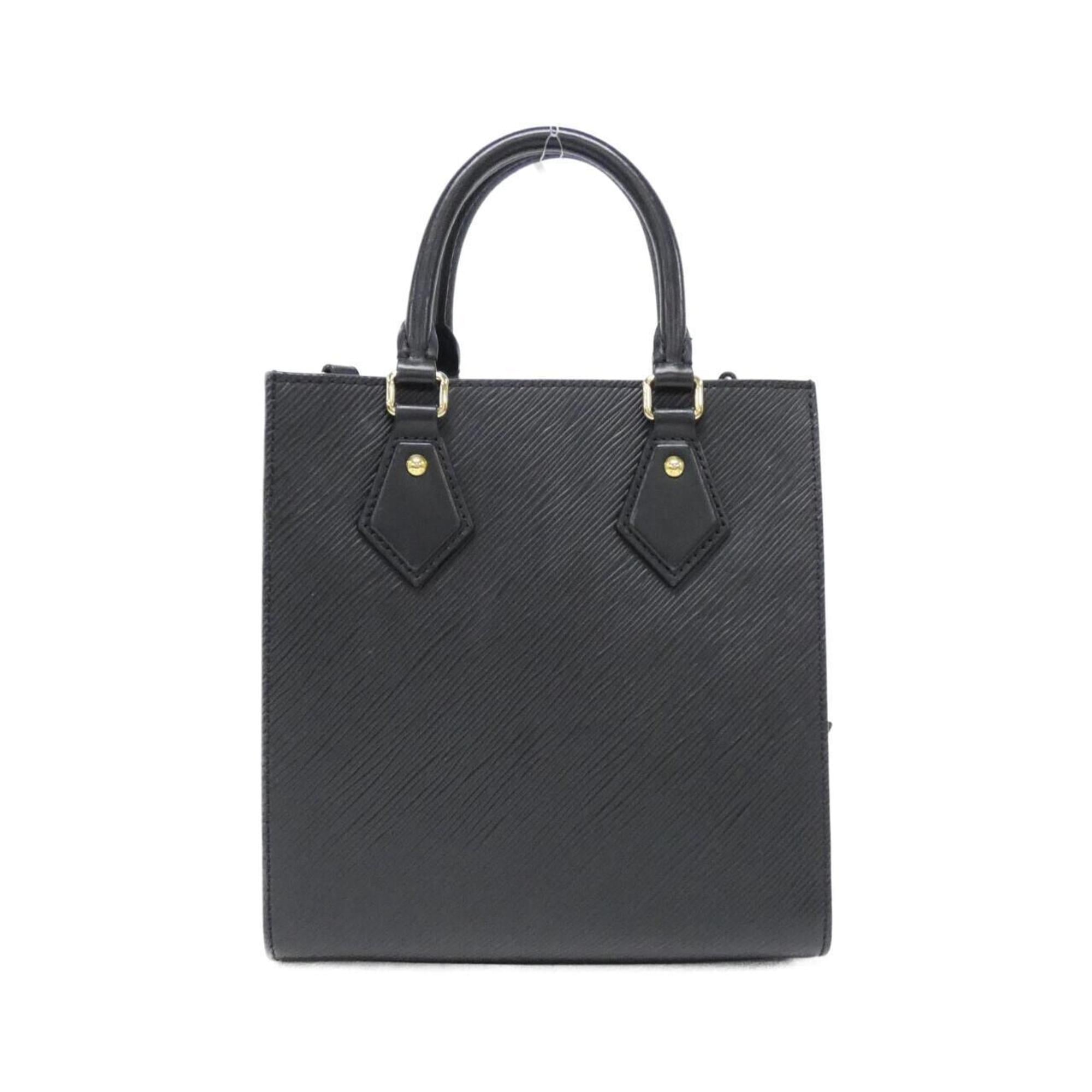 Louis Vuitton Black Leather Handbag