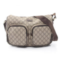 Gucci Beige Brown Pvc Leather Handbag Shoulder Bag (Pre-Owned)