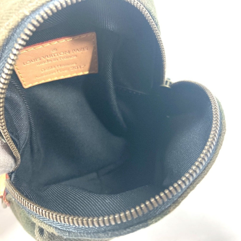 Louis Vuitton Camouflage Green Canvas Backpack