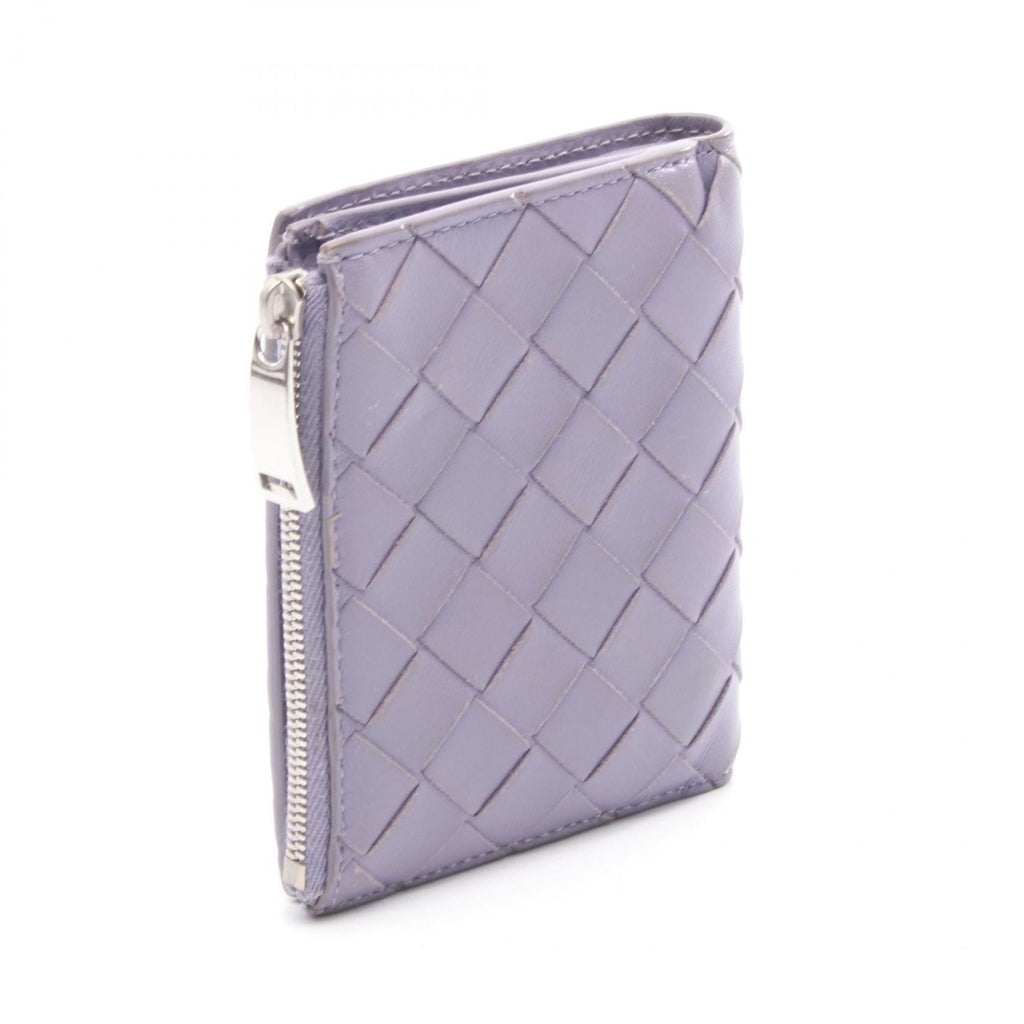 Bottega Veneta Purple Leather Wallet (Bi-Fold)