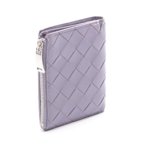 Bottega Veneta Purple Leather Wallet (Bi-Fold)