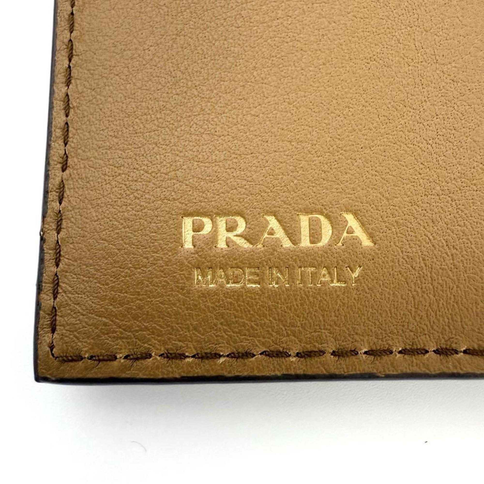 Prada Leather Wallet (Bi-Fold)