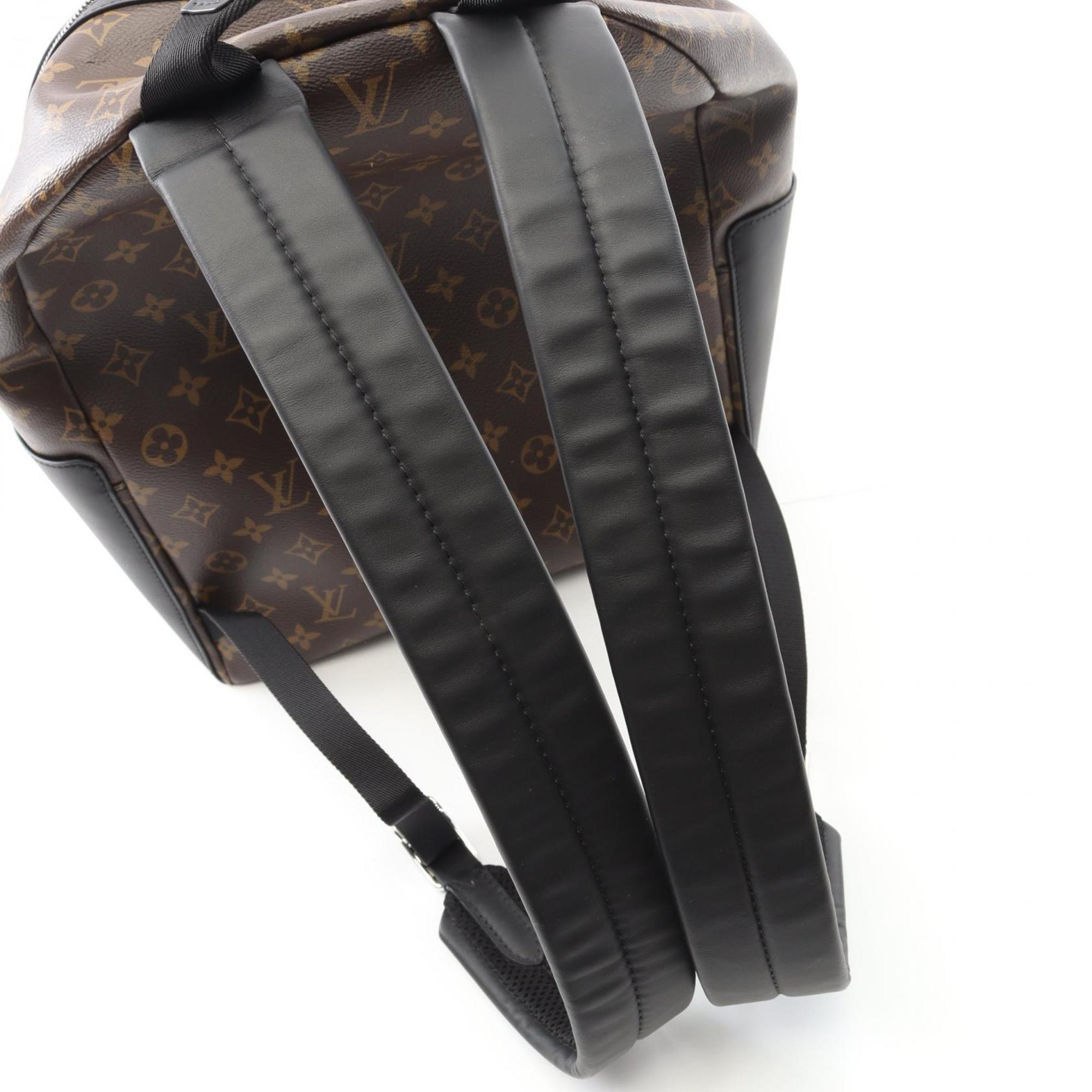 Louis Vuitton Monogram Macassar Black Brown Monogram Macassar Coated Canvas Backpack