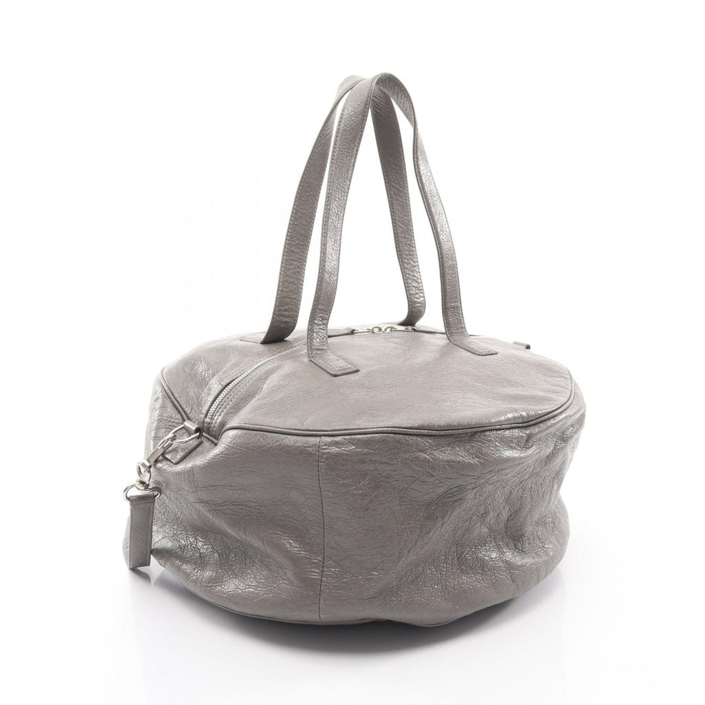 Balenciaga Gray Leather Boston Bag Hand