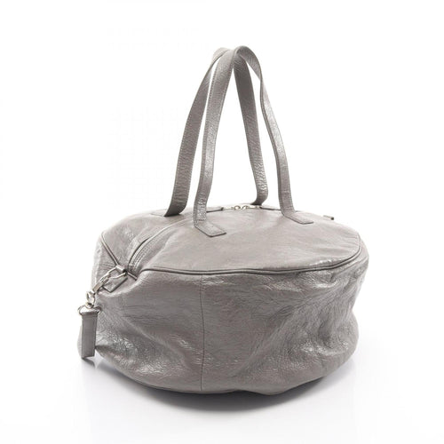 Balenciaga Gray Leather Boston Bag Hand