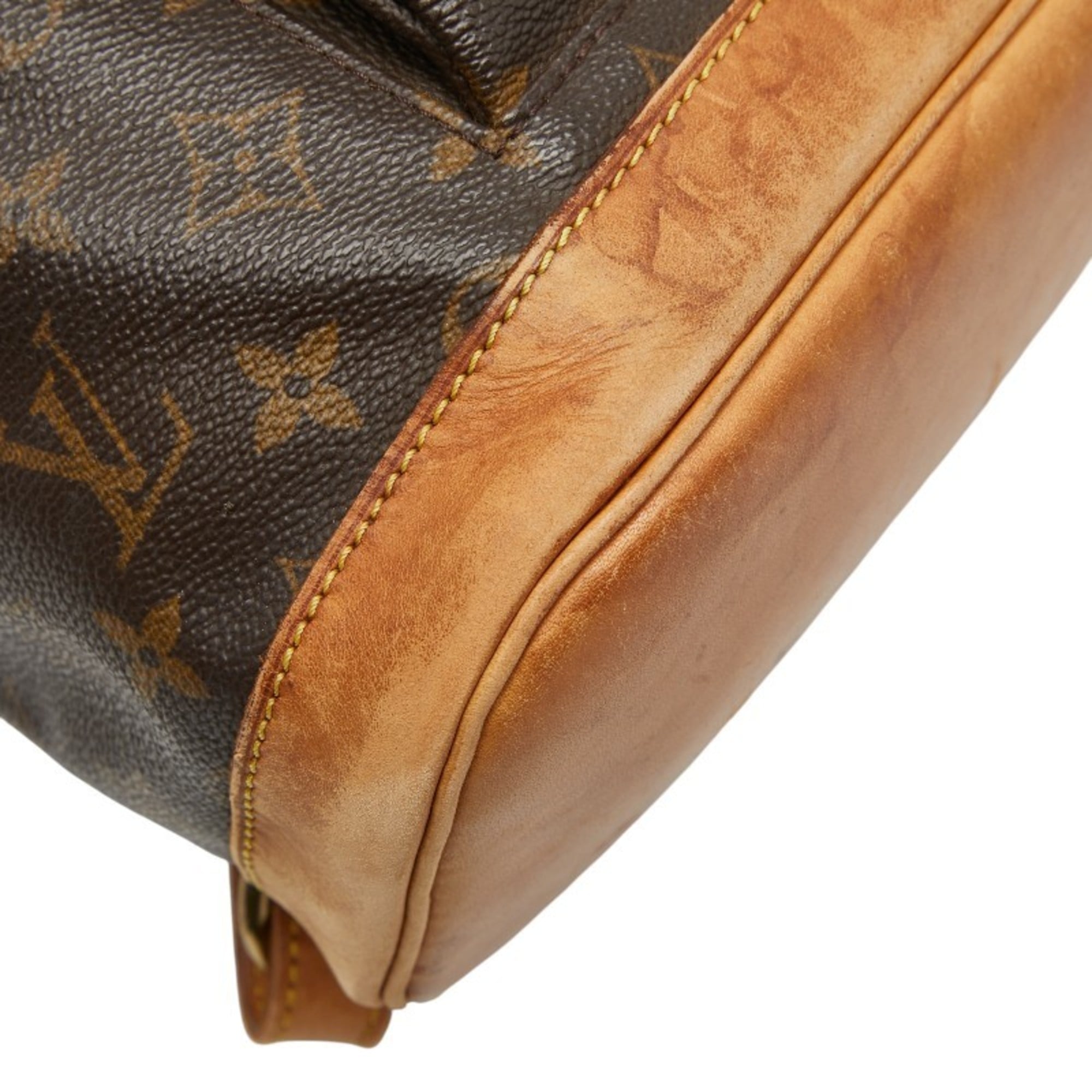 Louis Vuitton Brown Pvc Leather Backpack