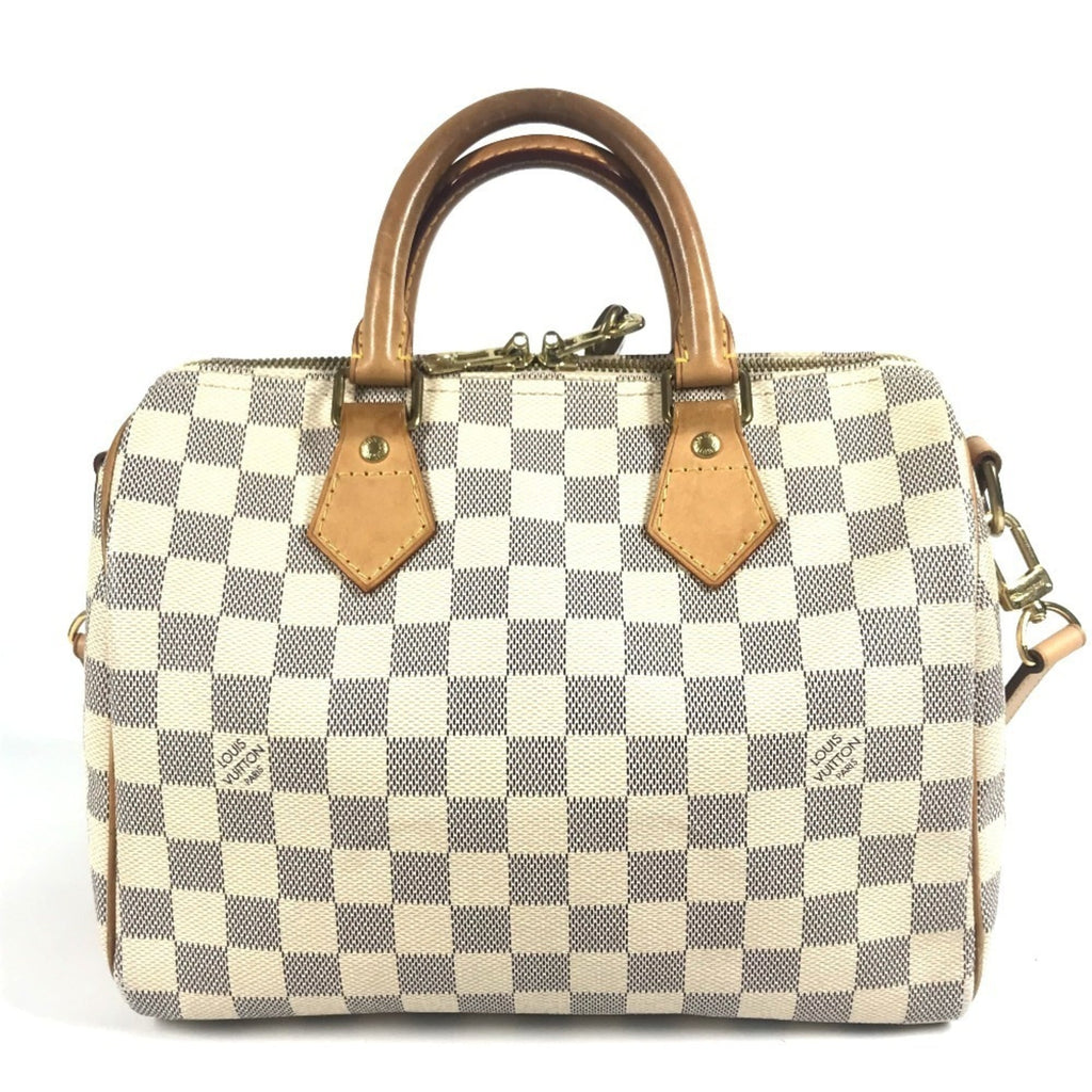 Louis Vuitton Damier Azur White Damier Azur Boston Bag Handbag Shoulder Bag