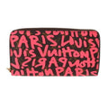 Louis Vuitton Monogram Graffiti Fuchsia Monogram Monogram Graffiti Long Bill Wallet