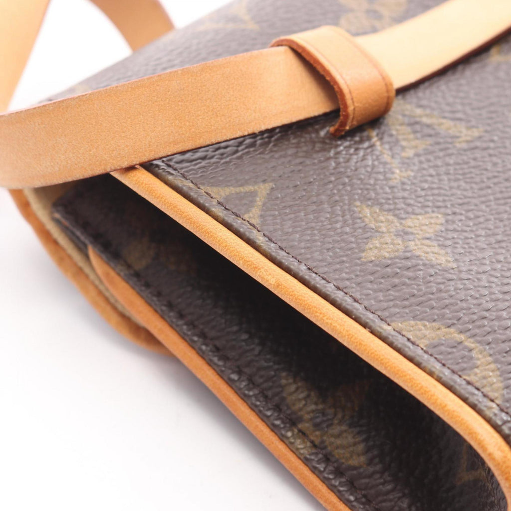 Louis Vuitton Brown Coated Canvas Pvc Monogram Leather Fanny Pack Pochette
